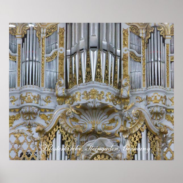 Baroque abbey organ poster (Front)