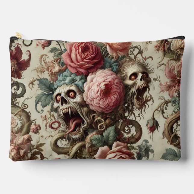Baroque Aberration – Gothic Victorian Portrait Accessory Pouch (Front)