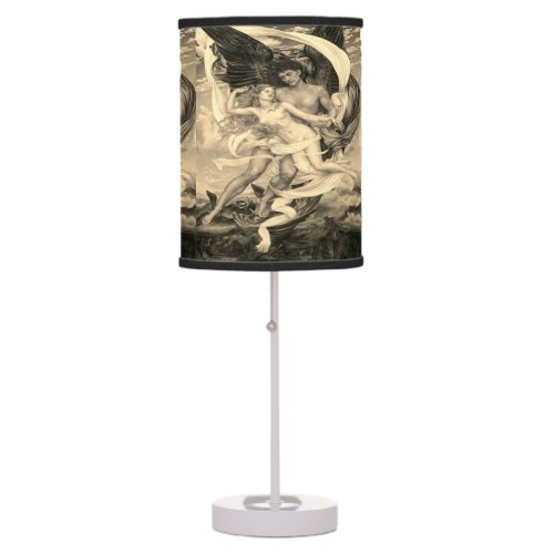 Baroque angels table lamp