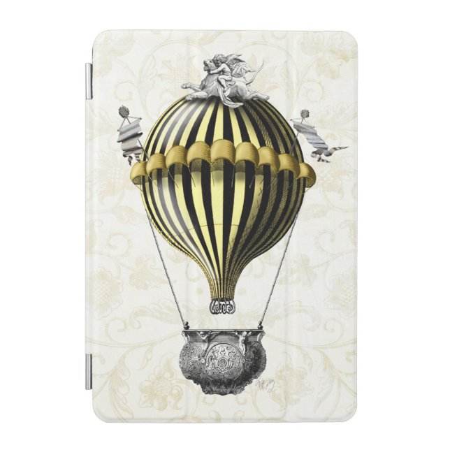 Baroque Balloon Black Yellow iPad Mini Cover (Front)