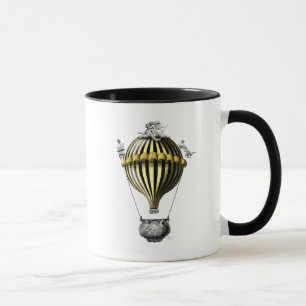 Baroque Balloon Black Yellow Mug