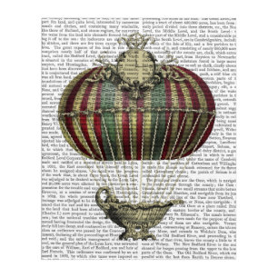 Baroque Balloon with Clock Acrylic Print