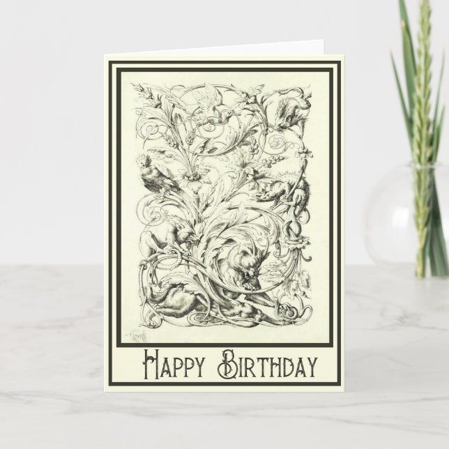 Baroque Birthday Card (Front)
