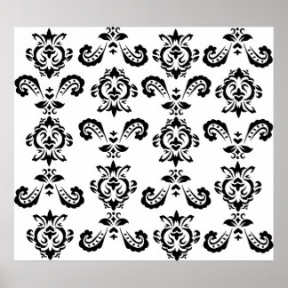 Baroque Black Print