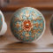 Baroque Bloom Ceramic Knob Pull