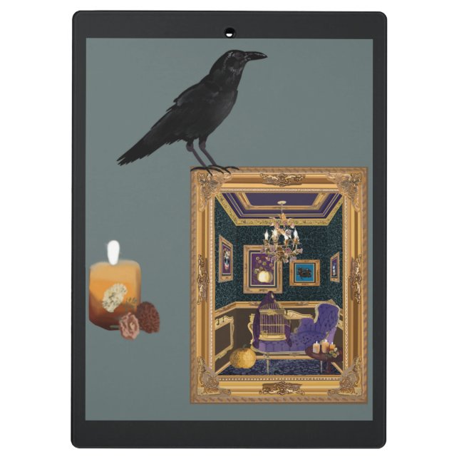 Baroque boudoir clipboard (Back)