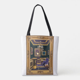 Baroque Boudoir Framed in Halloween Opulence Tote Bag