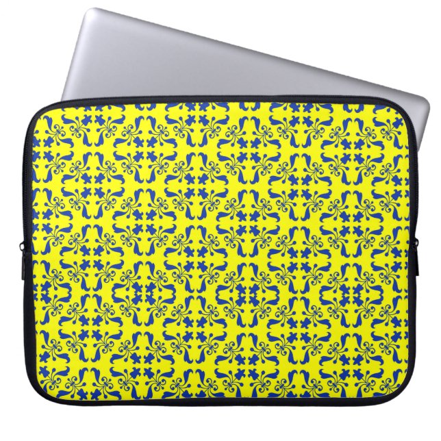 Baroque Damask #7 @ Sonoletre Laptop Sleeve (Front)