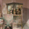 Baroque Damask Dusty pink & Green Tile