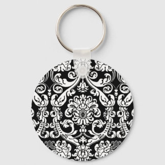 Baroque Damask Keychain