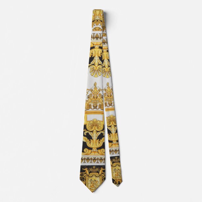 Baroque design neck tie (Front)