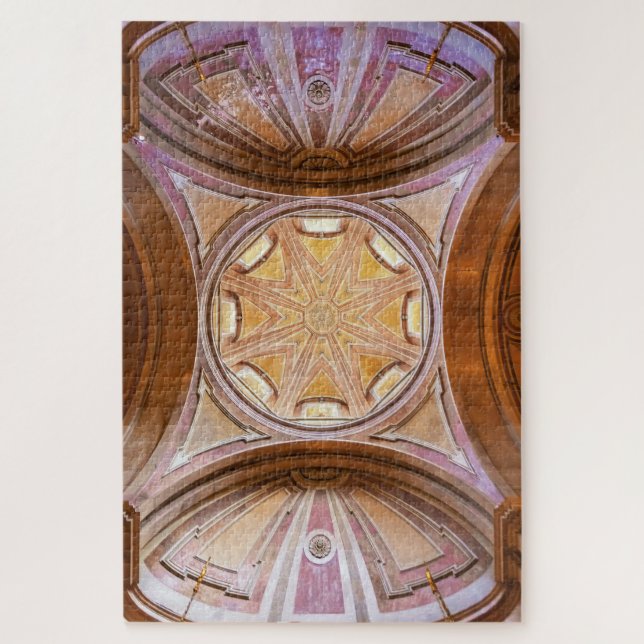 Baroque dome of the Santo Antonio de Lisboa Church Jigsaw Puzzle (Vertical)