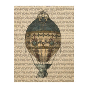 Baroque Fantasy Balloon 2 Wood Wall Decor