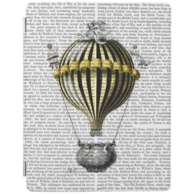 Baroque Fantasy Balloon 3 iPad Air Cover (Front)