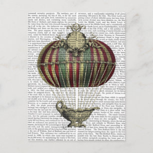 Baroque Fantasy Balloon 4 Postcard