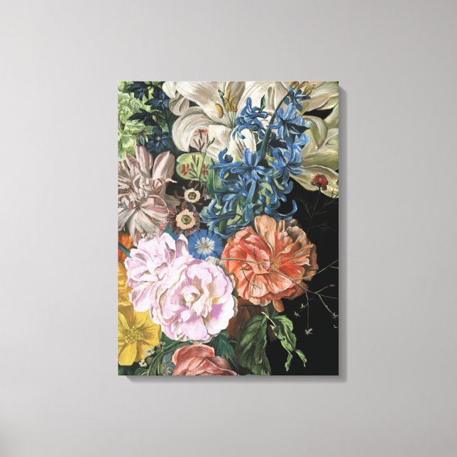 Baroque Floral - Bouquet Canvas Print (Front)