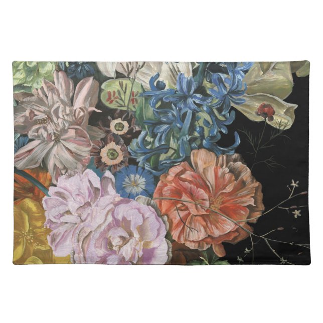 Baroque Floral - Bouquet Cloth Placemat (Front)