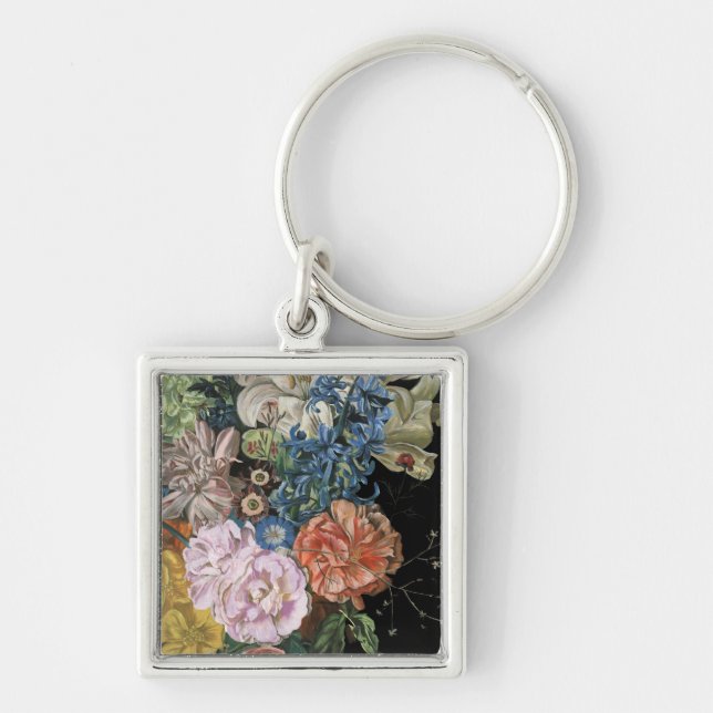 Baroque Floral - Bouquet Keychain (Front)