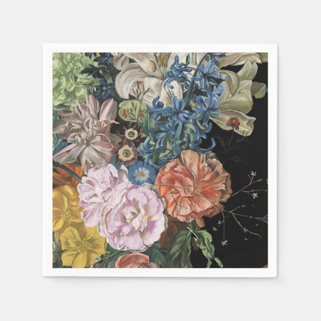 Baroque Floral - Bouquet Napkins (Front)