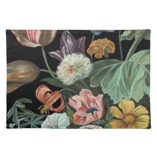 Baroque Floral - Bouquet of Flowers Cloth Placemat