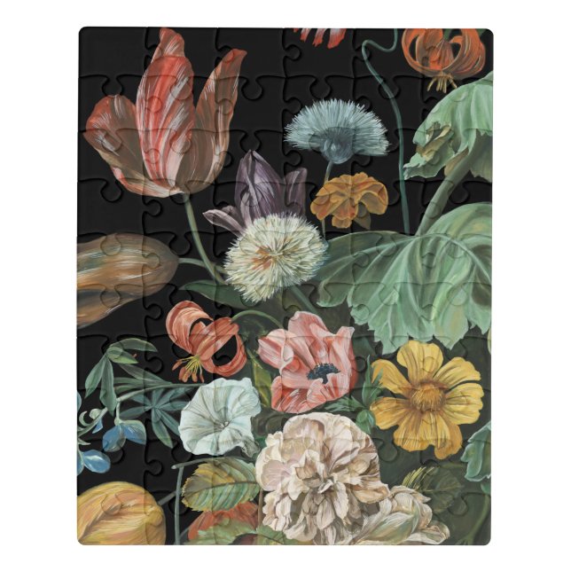 Baroque Floral - Bouquet of Flowers Jigsaw Puzzle (Puzzle Vertical)