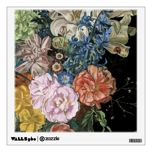 Baroque Floral - Bouquet Wall Decal (Front)