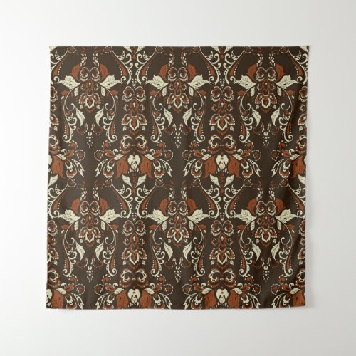 Baroque Floral Classic Vintage Wallpaper Tapestry