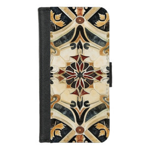 Baroque Floral Harmony iPhone 8/7 Wallet Case