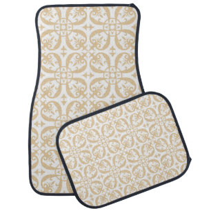 Baroque floral pattern vintage seamless. Victorian Car Floor Mat