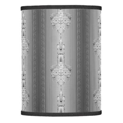 Baroque floral pattern with border lamp shade