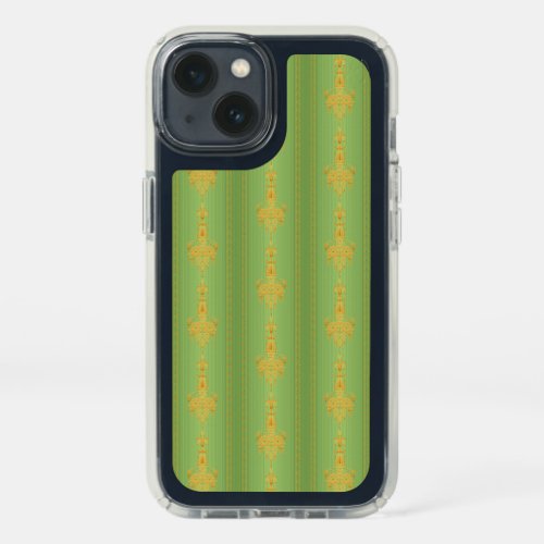 Baroque floral pattern with border V2020 Speck iPhone 13 Case