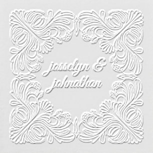 Baroque Flourish Couple Embosser