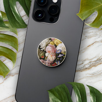 Baroque Flowers Still Life Art Painting Popsocket by All_In_Cute_Fun at Zazzle