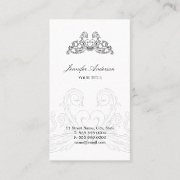 Baroque French Chic Business Card by BluePlanet at Zazzle
