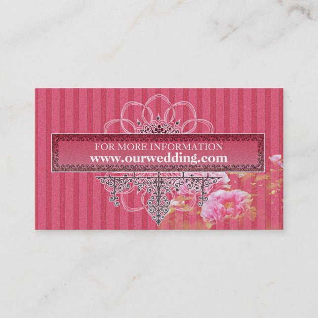 Baroque Glamour Wedding Invitation Set, Collection (Front)