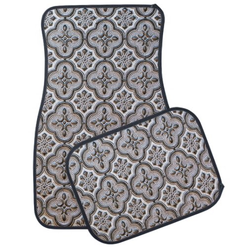 baroque gothic car mat set