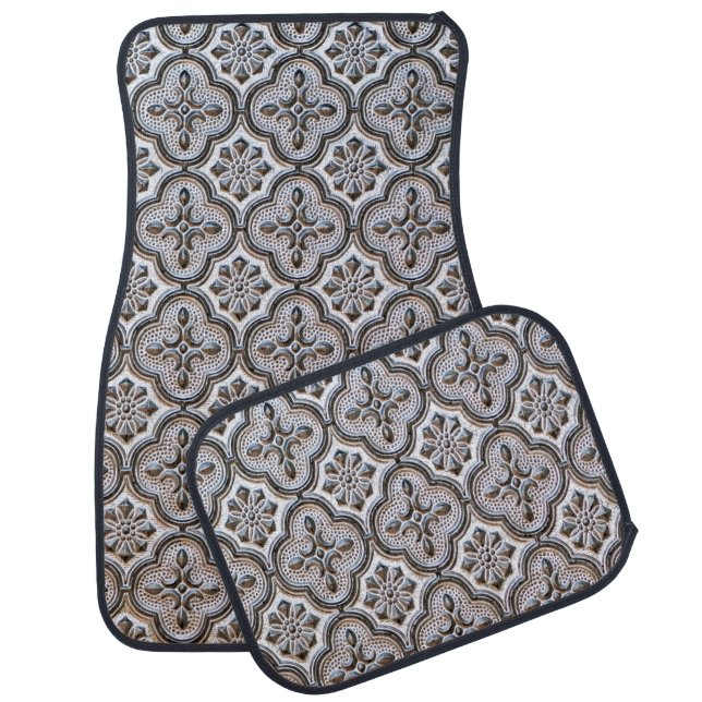 baroque gothic car mat set (Set)