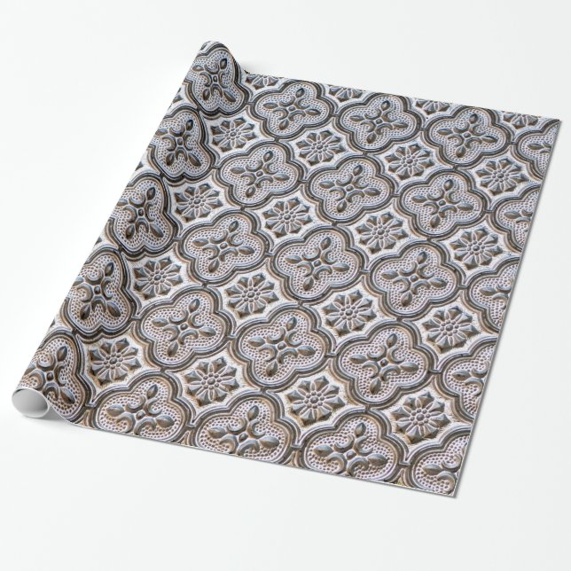 baroque gothic wrapping paper (Unrolled)