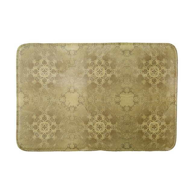 baroque grunge texture bathroom mat (Front)