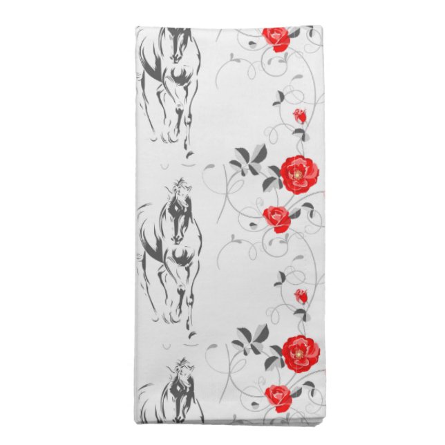 Baroque Horse Cloth Napkins (Folded)
