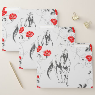 Baroque Horse File Folders