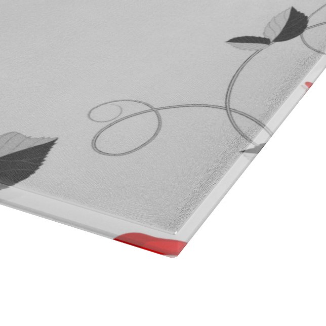 Baroque Horse Glass Cutting Board (Corner)