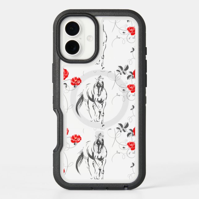 Baroque Horse iPhone Case (Back)