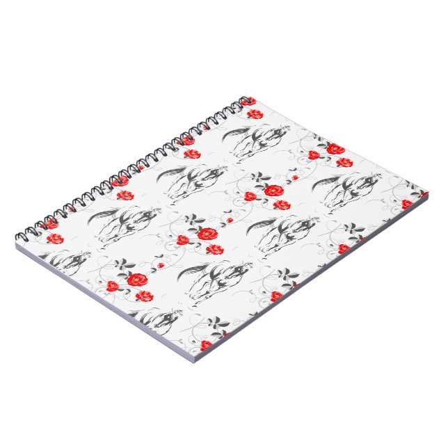Baroque Horse Photo Notebook (Left Side)