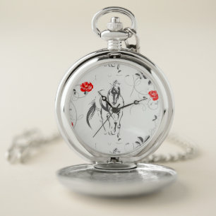 Baroque Horse Pocket Watch