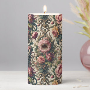 Baroque Hunger Pains – Gothic Altar in Tapestry Pillar Candle