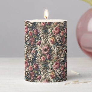 Baroque Hunger Pains – Gothic Ritual in Delirium Pillar Candle