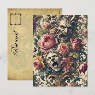 Baroque Hunger Pains – Gothic Victorian Holiday Postcard