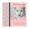 Baroque in Pink Baby Girl Announcement
