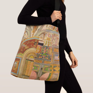 baroque Italian motifs collage Crossbody Bag
